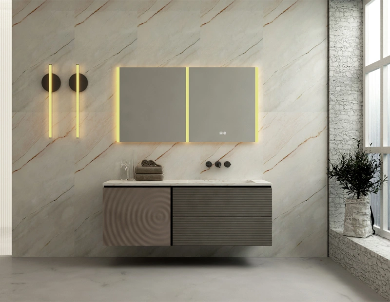 Mosmile Wall Hanging LED Lights Anti-fog Bathroom Mirror
